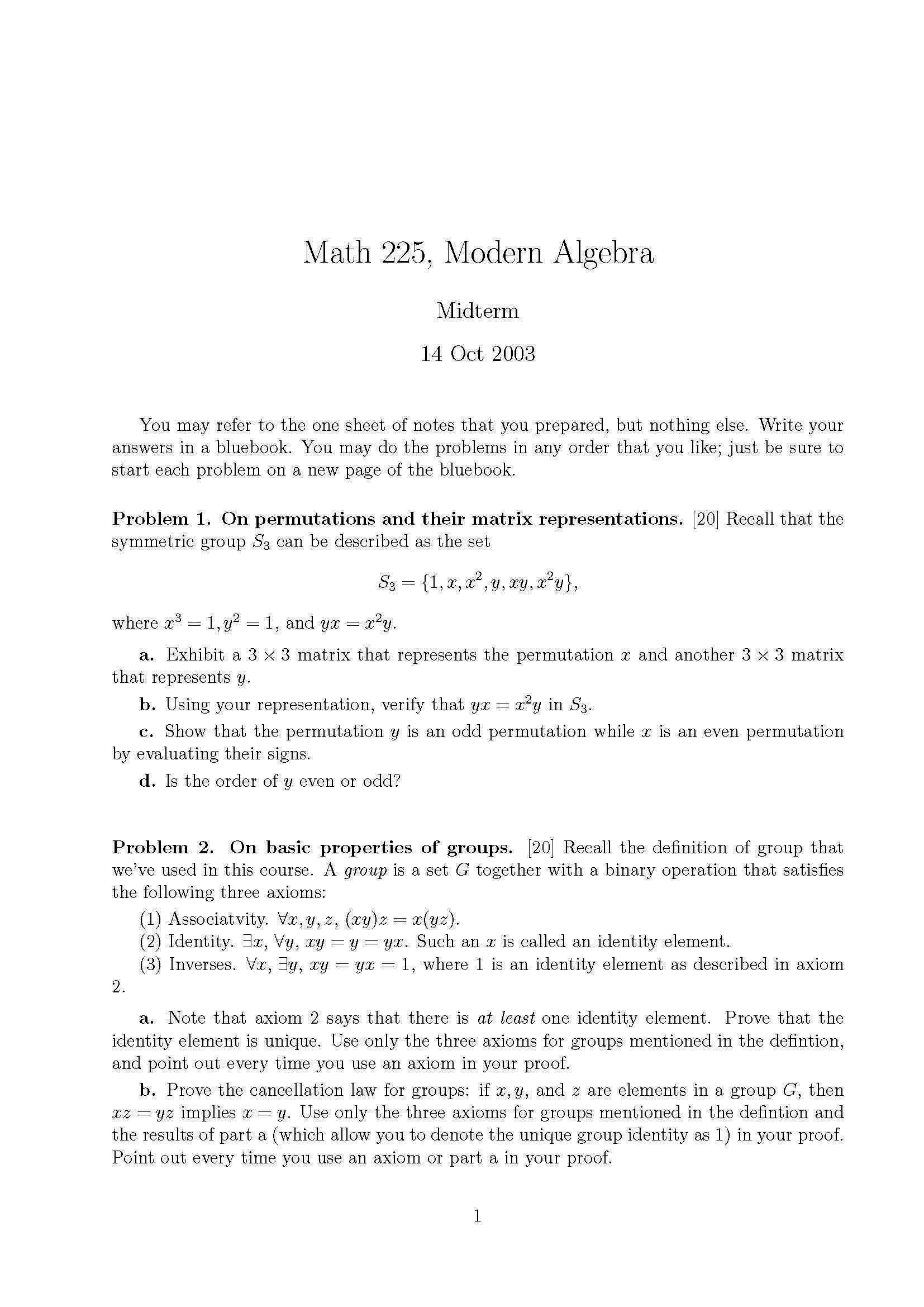 CLASS:y サイン Mat 225 - Class Notes - Week 1 | StudySoup